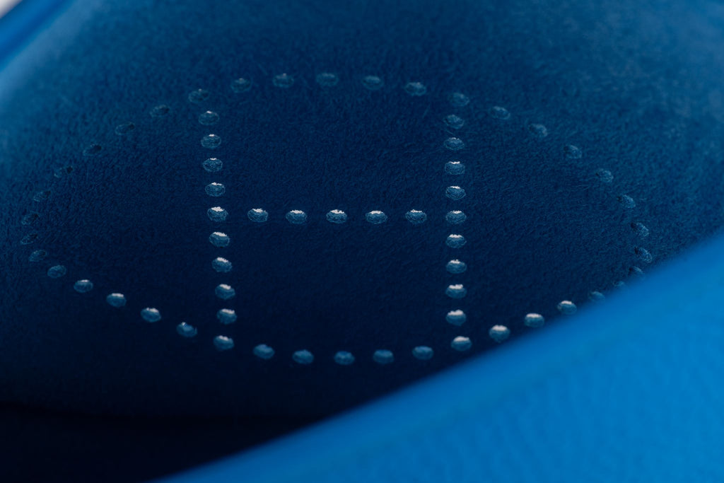 Hermès Mini Evelyne Blue De France NIB