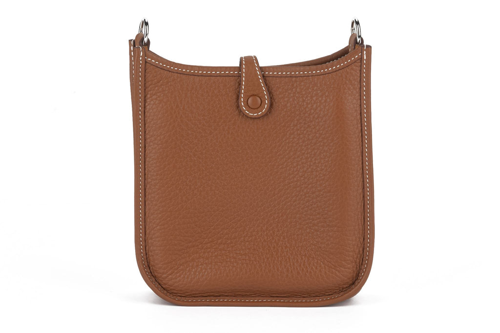 Hermès Gold Mini Evelyne Bag