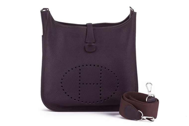 Hermès Medium Raisin Evelyne Poche 29