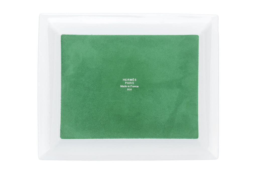 Hermès NIB Locomotion Porcelain Ashtray