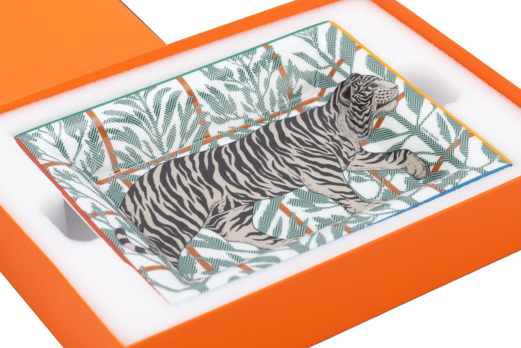 Hermès "Tigre Altai" Change Tray New