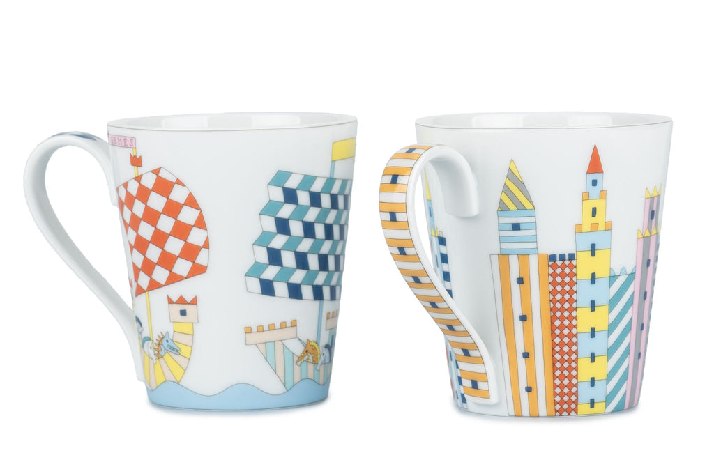 Hermès Two Mugs Chateau Épopée