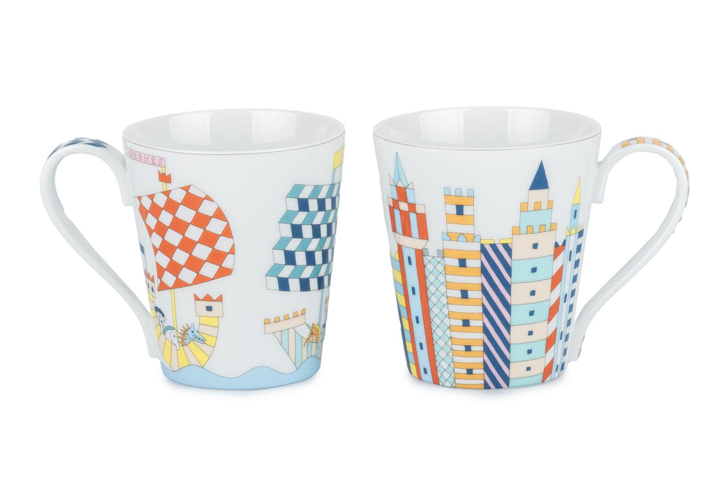 Hermès Two Mugs Chateau Épopée
