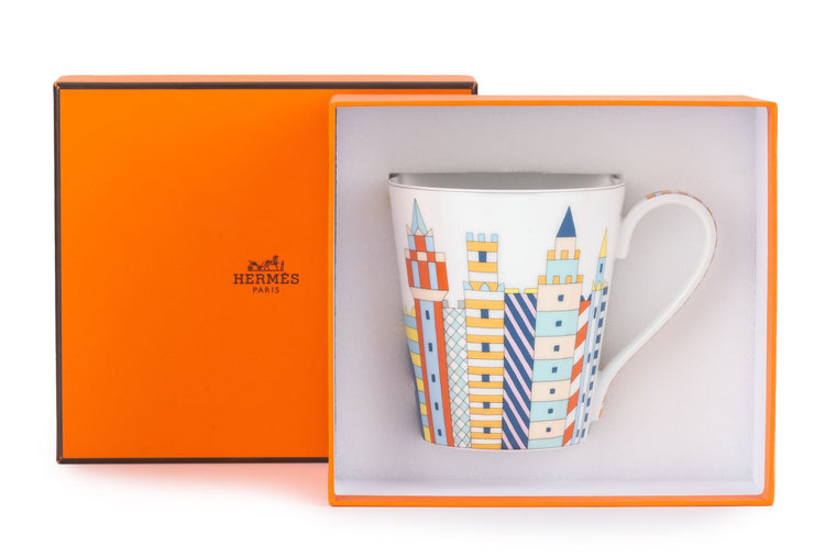 Hermès NIB Mug Chateau Épopée