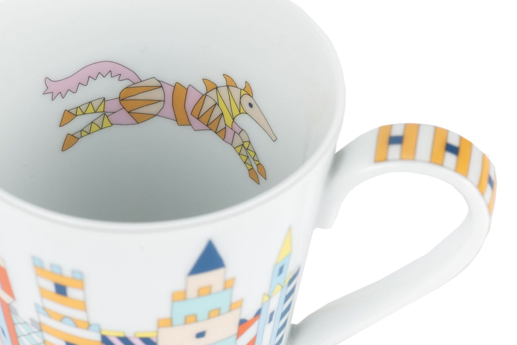 Hermès NIB Mug Chateau Épopée