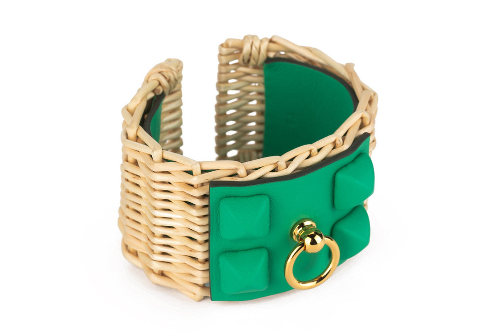 Hermès New Picnic Gaine Green Bracelet