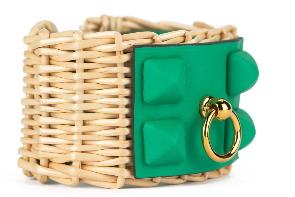 Hermès New Picnic Gaine Green Bracelet