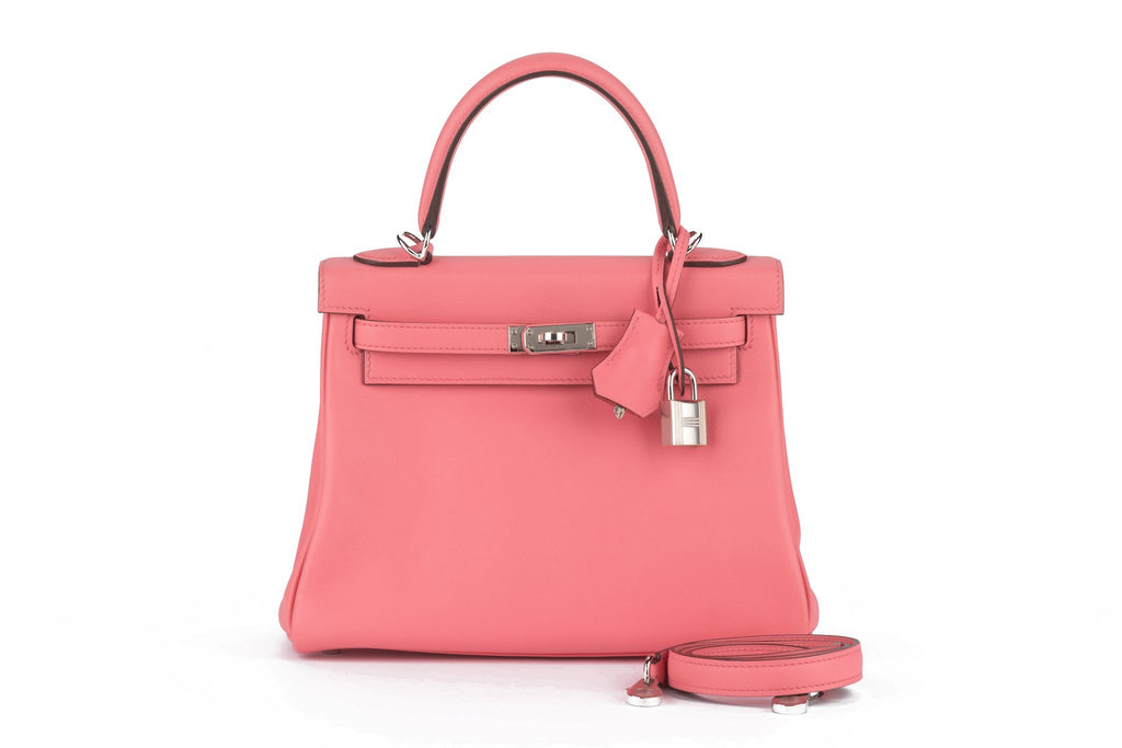 Hermès Kelly 25 Retourne Swift Rose Etè