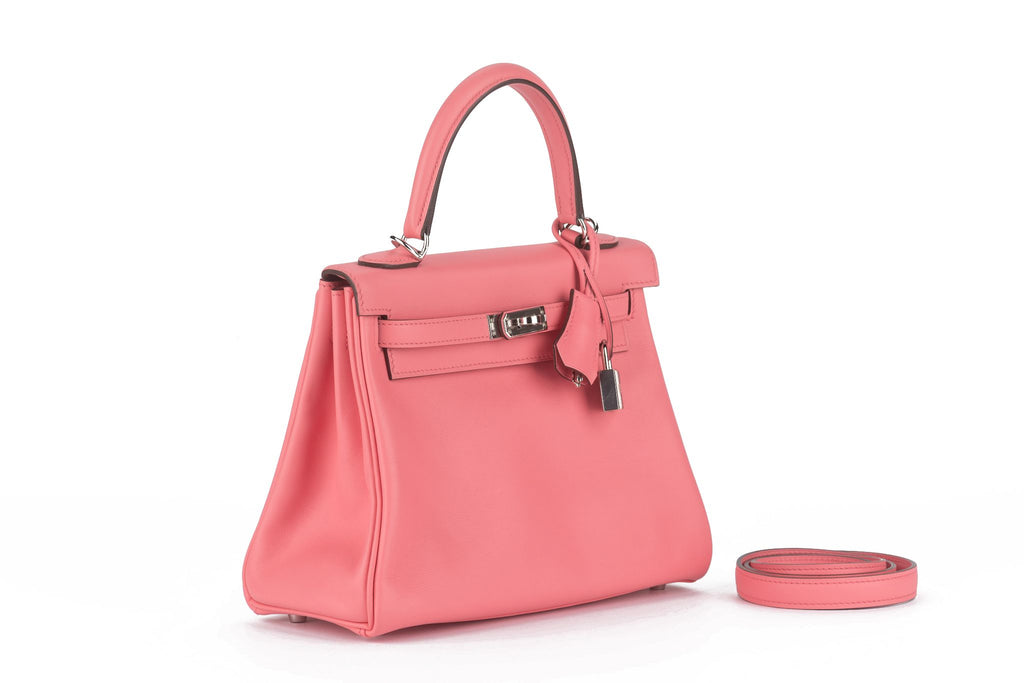 Hermès Kelly 25 Retourne Swift Rose Etè