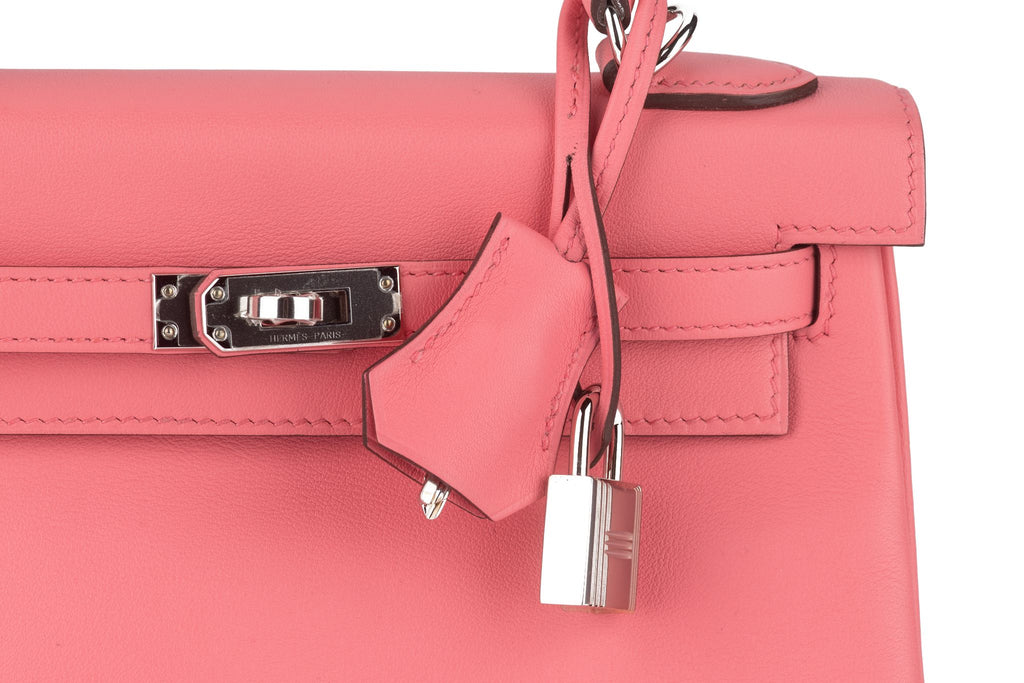 Hermès Kelly 25 Retourne Swift Rose Etè
