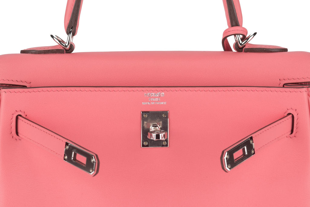 Hermès Kelly 25 Retourne Swift Rose Etè