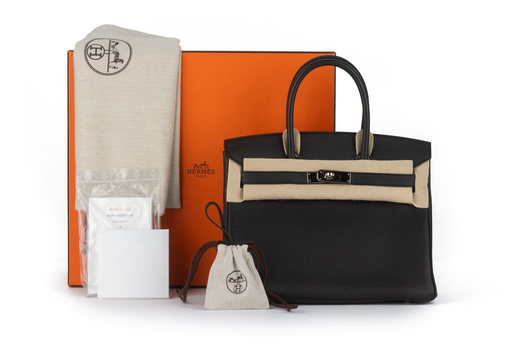 Hermès Birkin 30 Black Togo Palladium