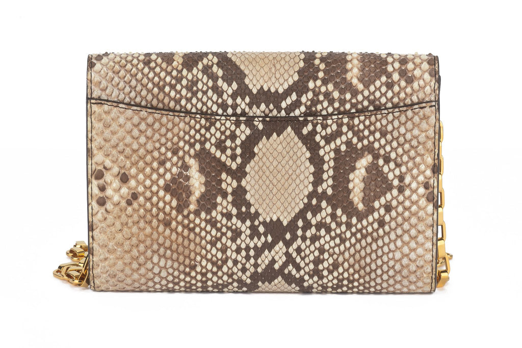 Louis Vuitton Beige Python Louise GM