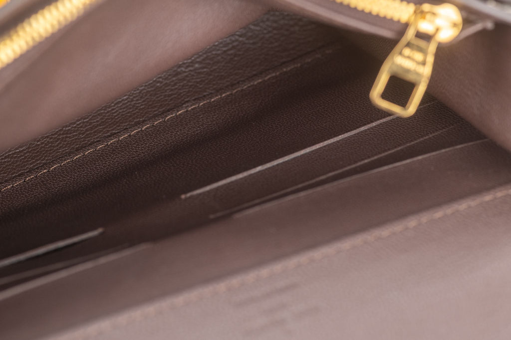 Louis Vuitton Beige Python Louise GM