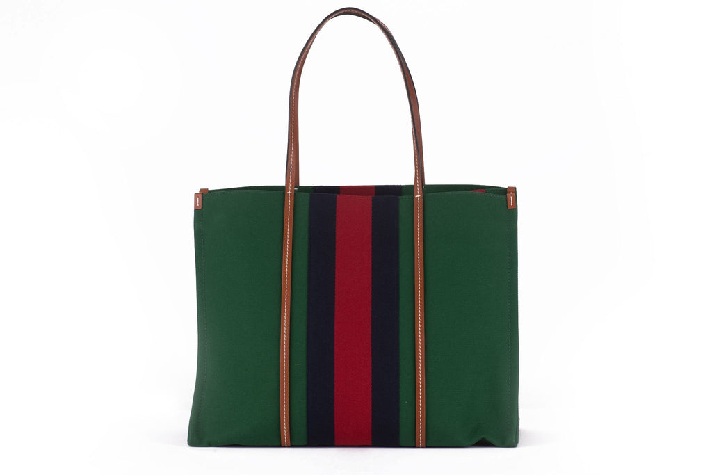 Gucci Interlocking G Green Tote Bag New
