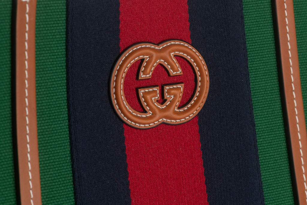 Gucci Interlocking G Green Tote Bag New