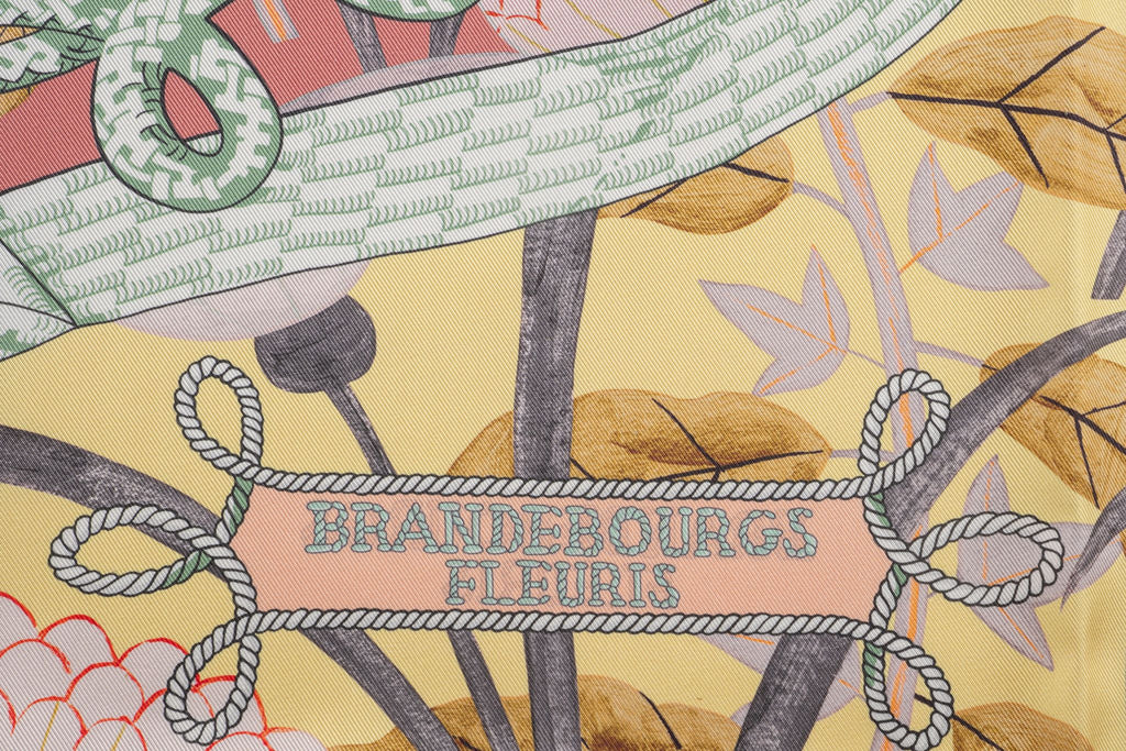 Hermès "Brandebourg" Fleuris Double Face