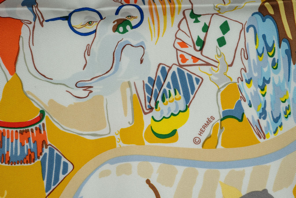 Hermès "Emile et Une Nuit" Silk Scarf NB