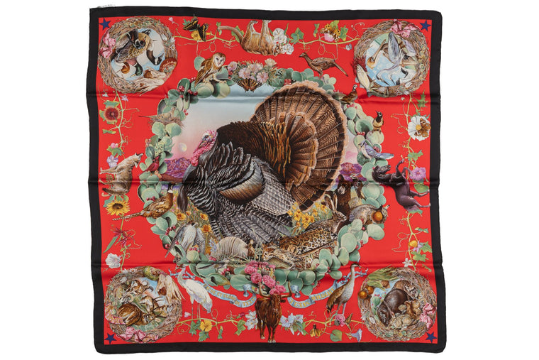 Hermès Faune et Flora du Texas Scarf