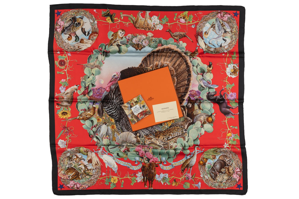Hermès Faune et Flora du Texas Scarf