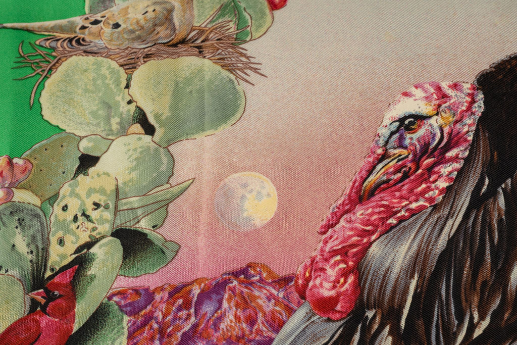 Hermès "Faune et Flore du Texas" Scarf