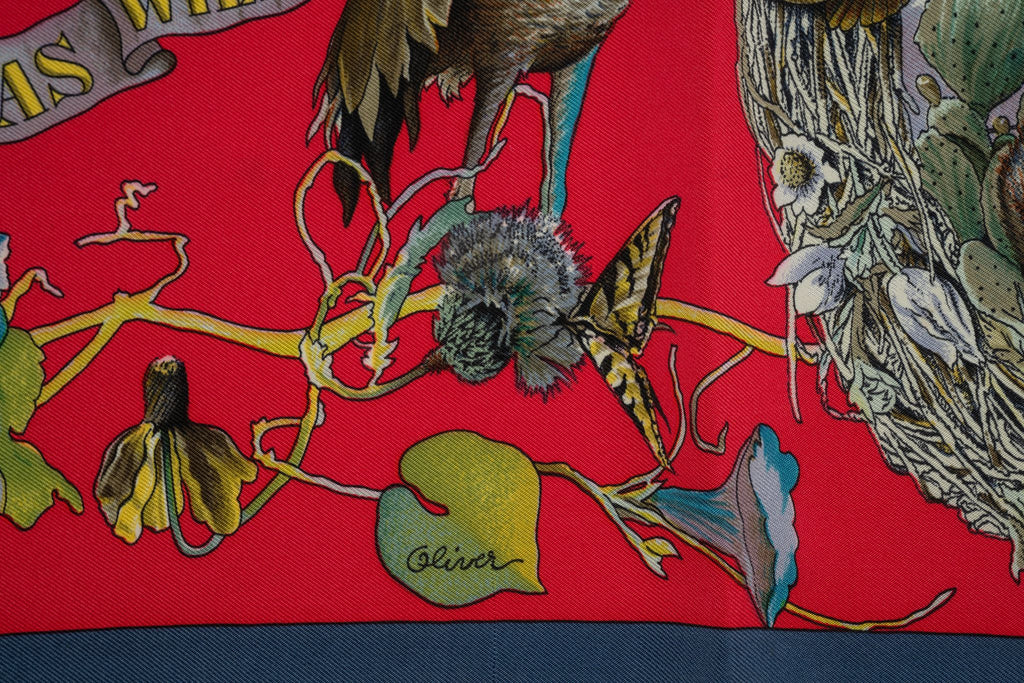 Hermès "Faune et Flore du Texas" Scarf