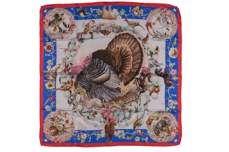 Hermès "Faune et Flore du Texas" Scarf