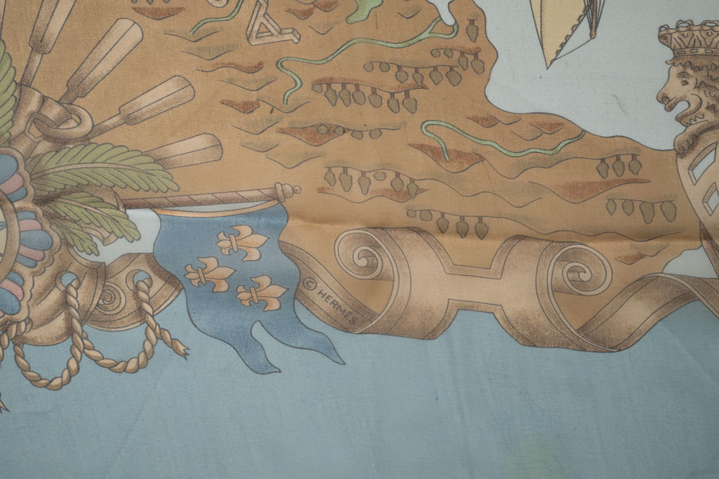 Hermès "Voiles De Lumiere" Silk Shawl