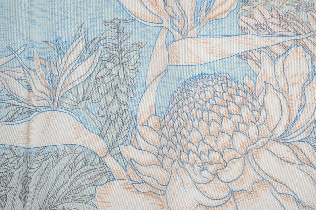 Hermès Faubourg Tropical" Gavroche NEW