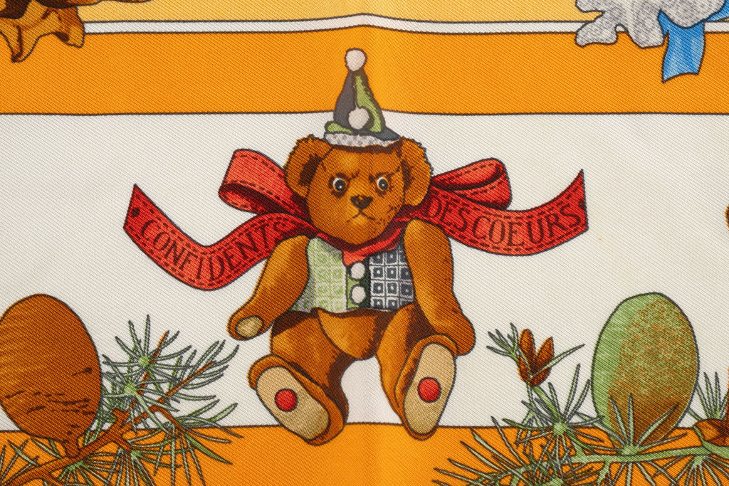 Hermès "Confidents des Coeur" Silk Scarf