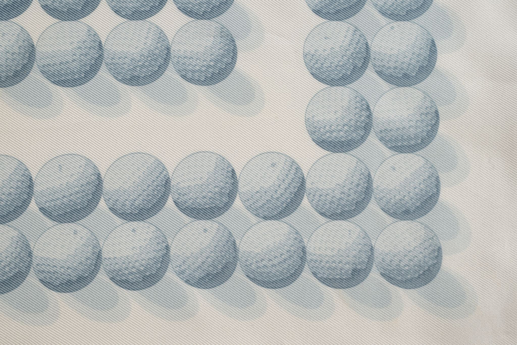 Hermès âœBalles de golfâ� Silk Scarf