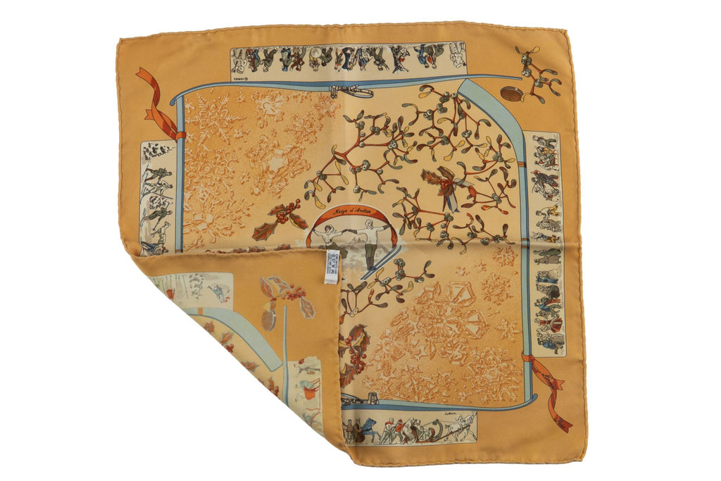 Hermès "Neige d'Antan" Silk Scarf