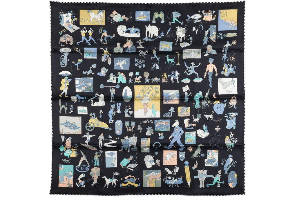 Hermès NIB "Carre Libre" Scarf 70