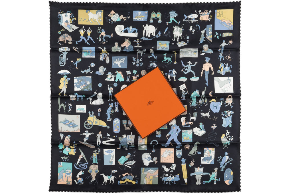 Hermès NIB "Carre Libre" Scarf 70