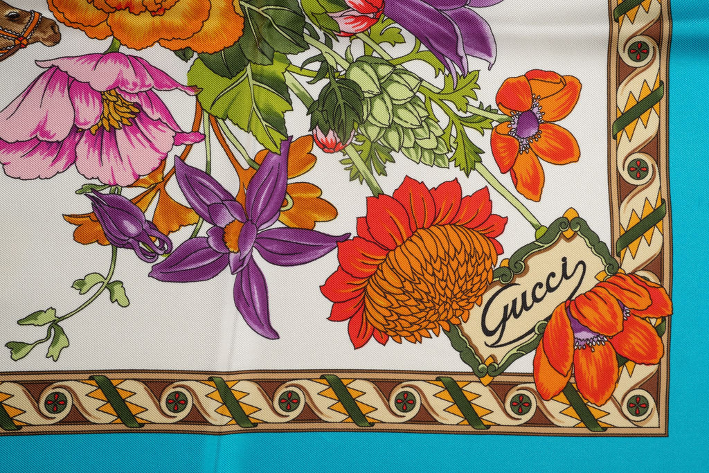 Gucci "North South West East" Scarf