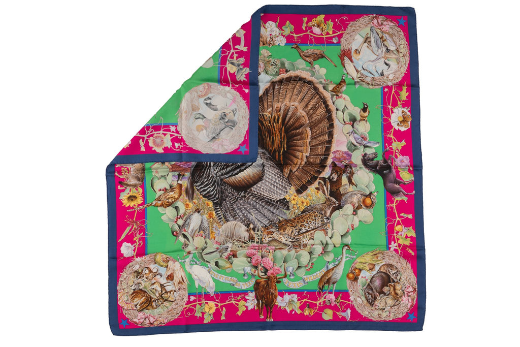 Hermès "Faune et Flore du Texas" Scarf