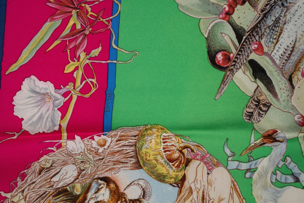 Hermès "Faune et Flore du Texas" Scarf