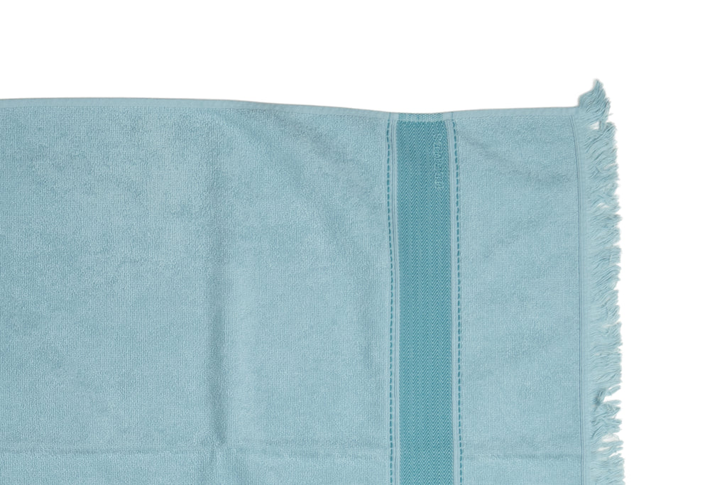 Hermès Set Of 2 Celeste Cotton Towels