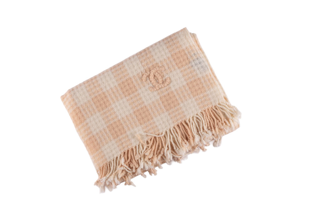 Chanel New Checkers Cashmere Stole