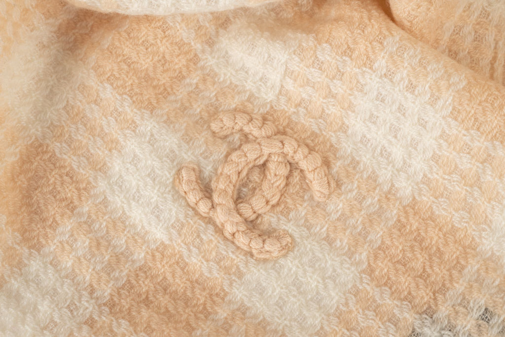 Chanel New Checkers Cashmere Stole