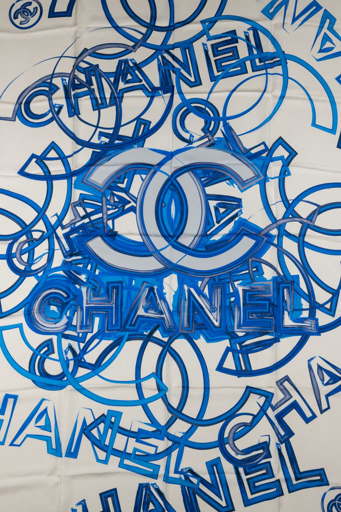 Chanel New Graffiti Silk Shawl