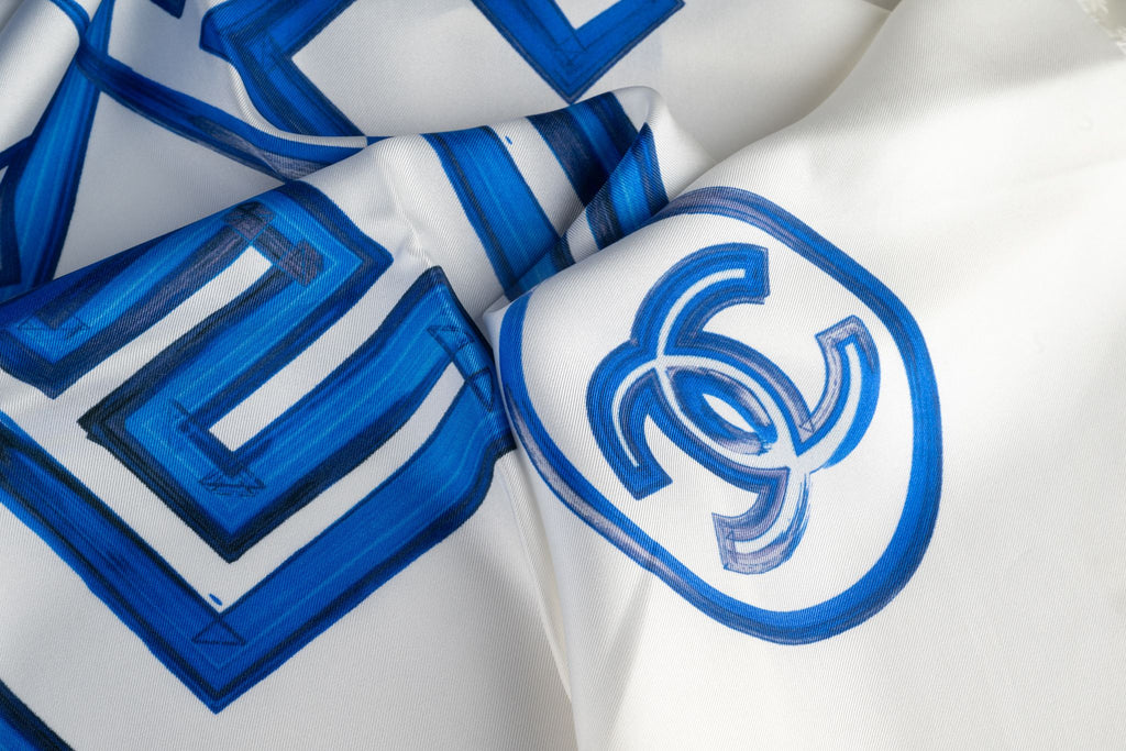 Chanel New Graffiti Silk Shawl