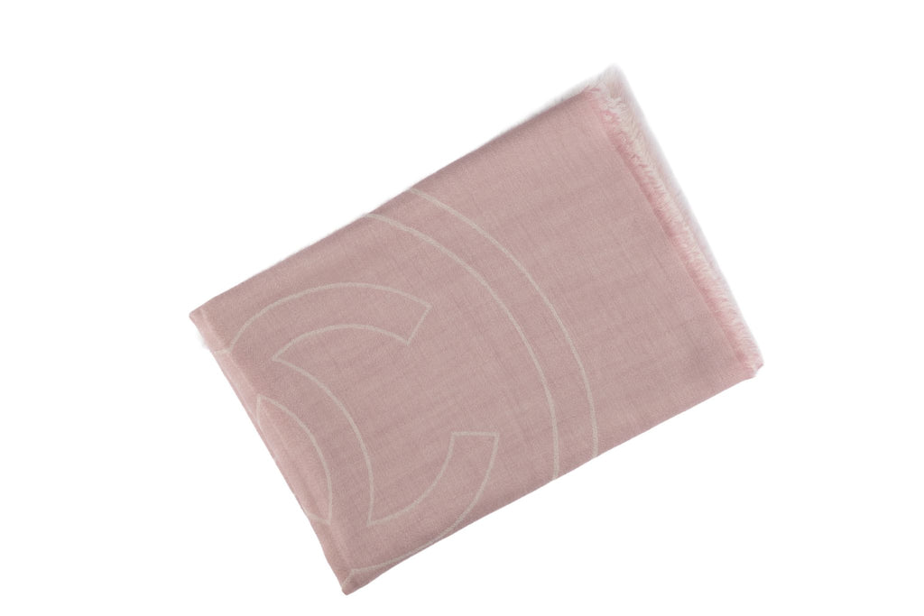 Chanel New Double Cashmere Pink Shawl