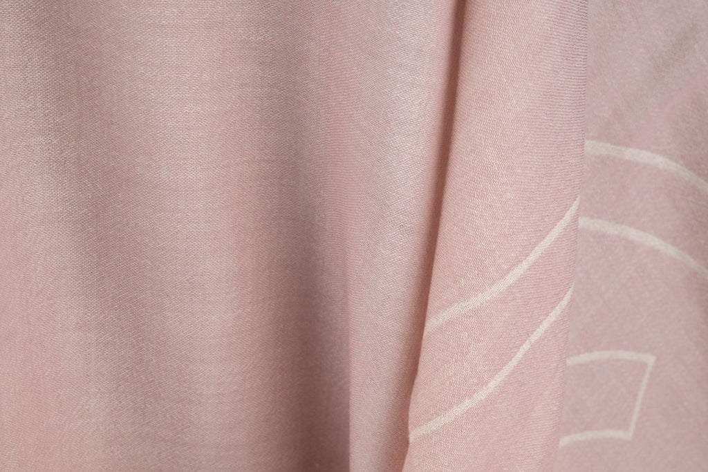 Chanel New Double Cashmere Pink Shawl