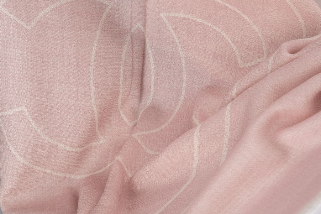 Chanel New Double Cashmere Pink Shawl