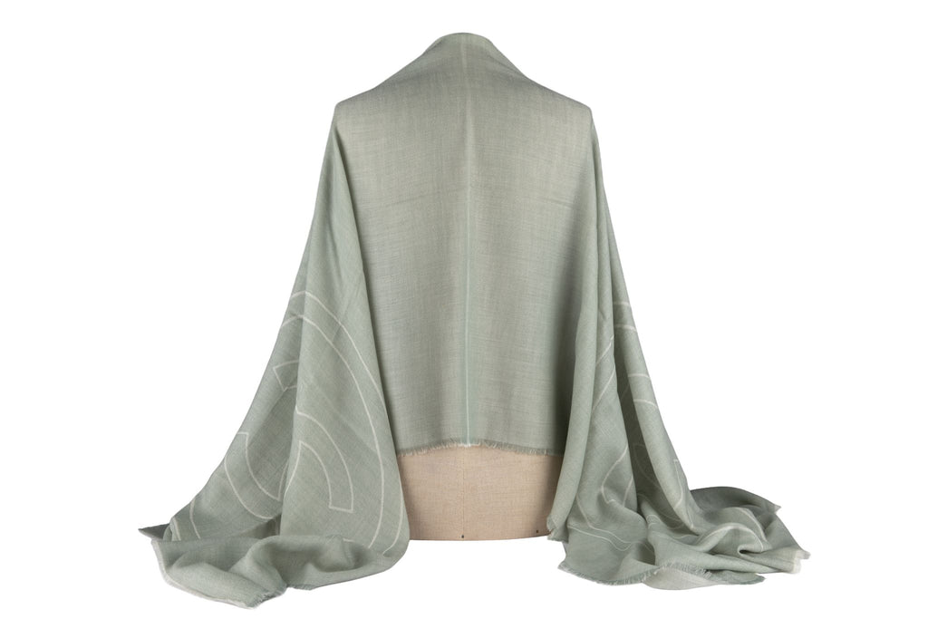 Chanel New CC Logo Cashmere Scarf