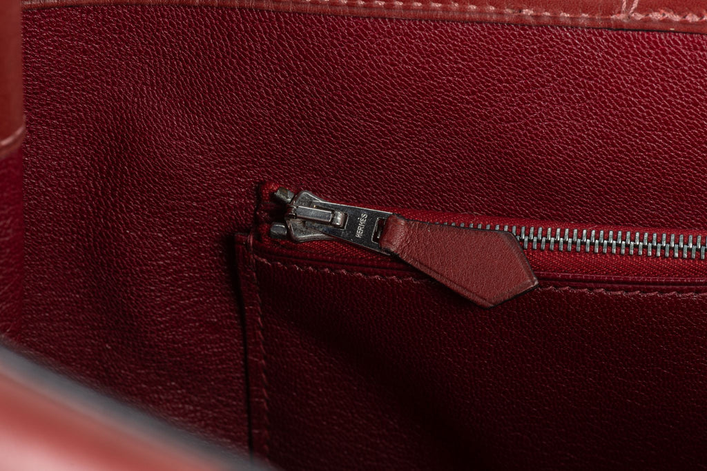 Hermès Deauville Red & Ivory Tote MM