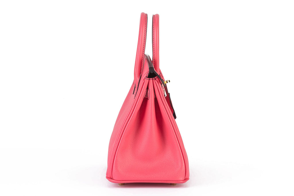 Hermès Birkin 25 Verso Epsom Rose d'Etè