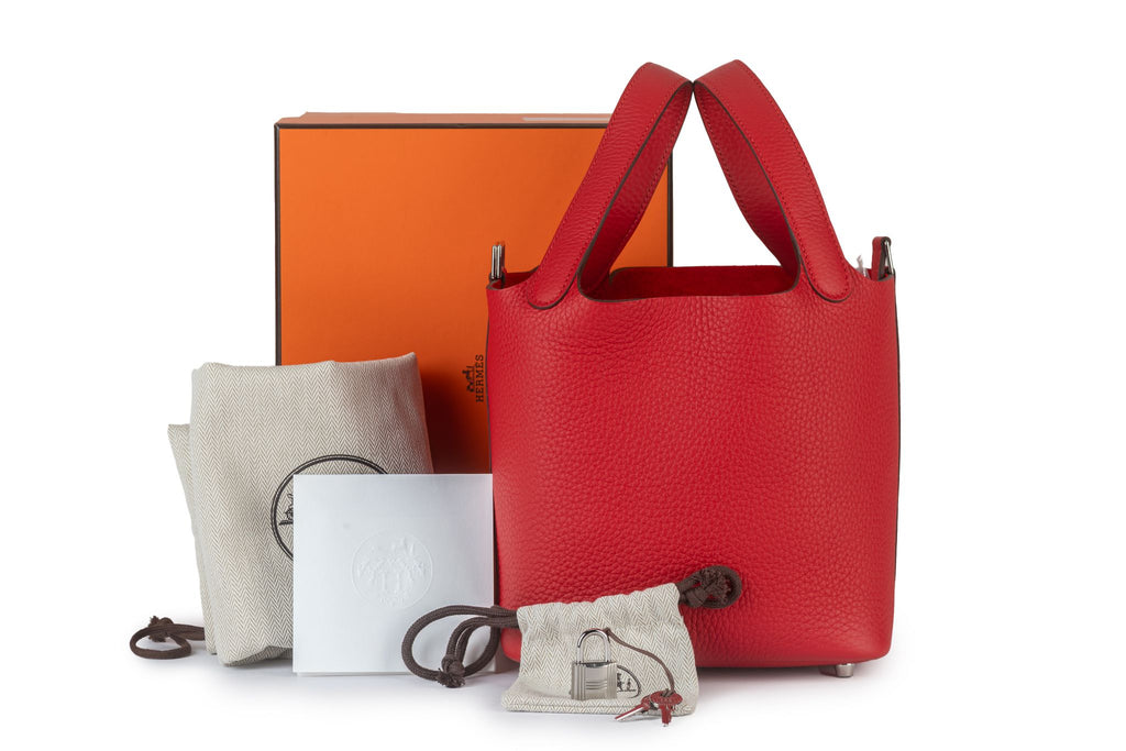 Hermès Picotin Lock Tote Rouge Radieux