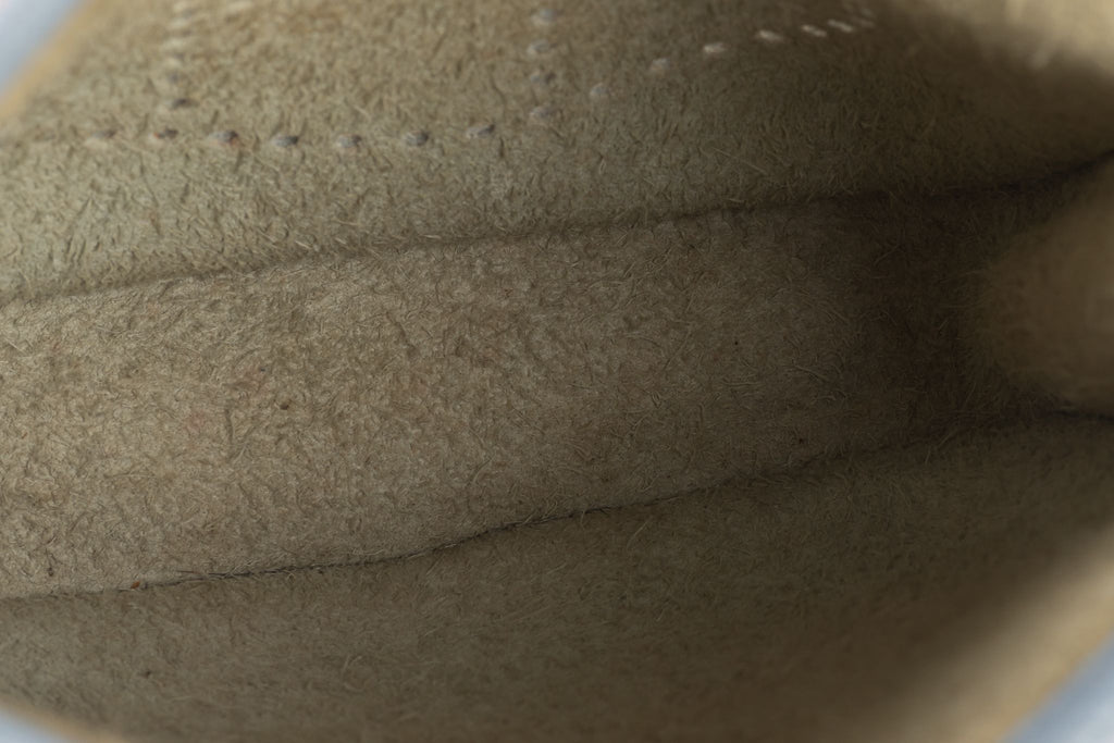 Hermès Blue Lin Mini Evelyne Cross Bag